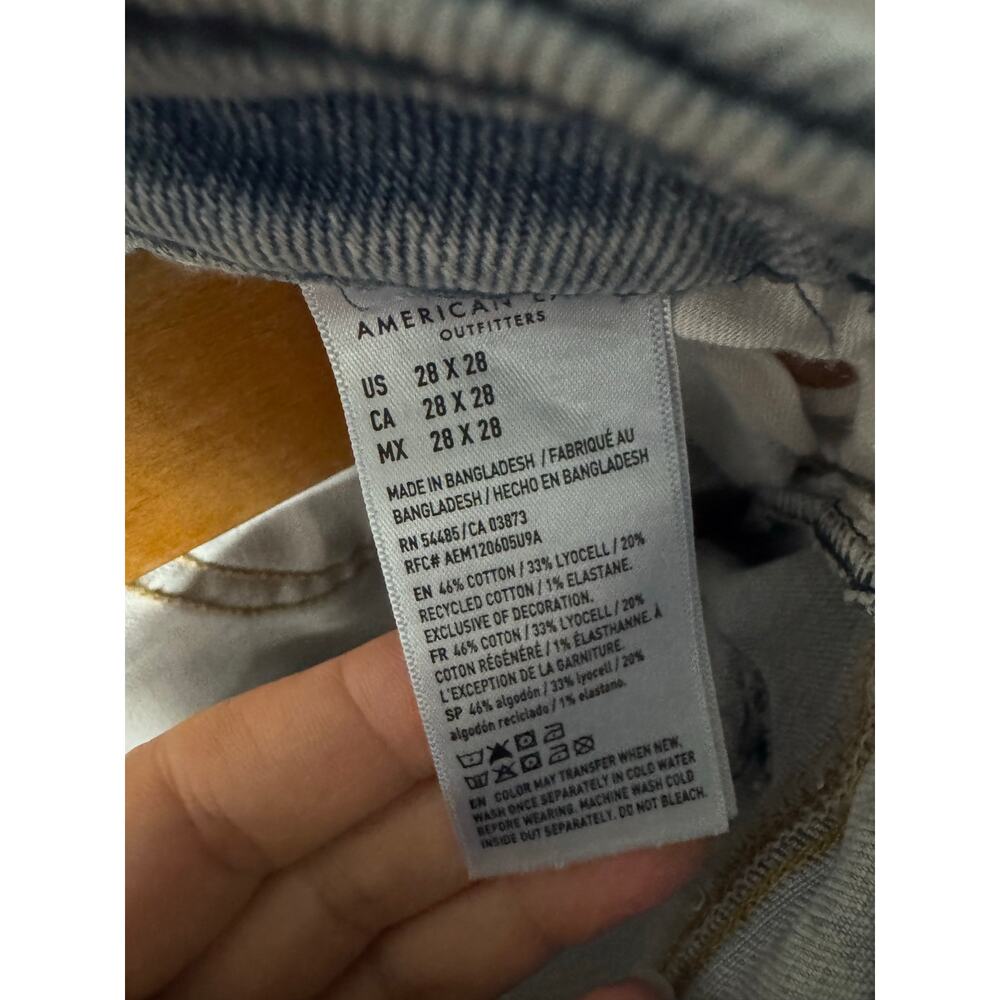 American Eagle Slim Straight Denim Mens Jeans 28x28 - Picture 5 of 6